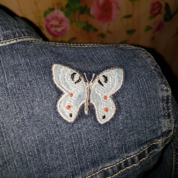 Embroidered denim jacket - Picture 4 of 6